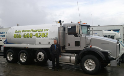 Clean Septic Pumping's Truck